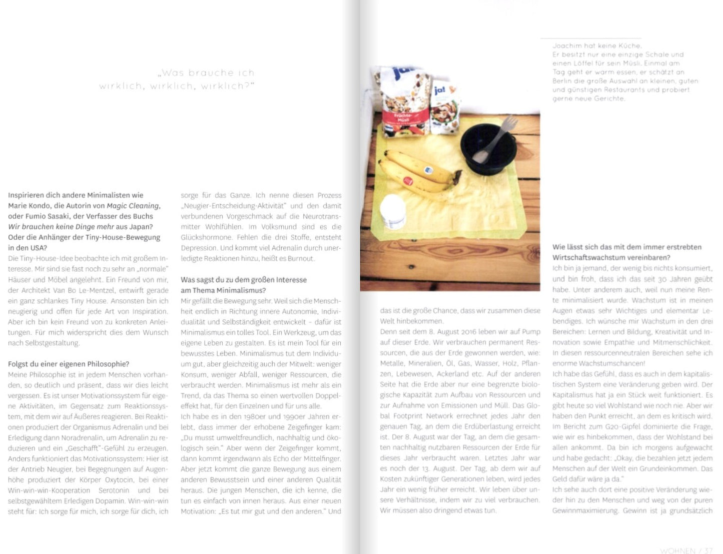 Buch Einfach leben